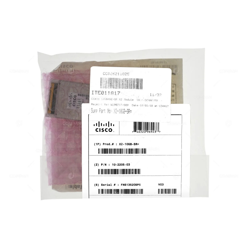 X2-10GB-SR NEW  CISCO OPTICAL TRANSCEIVER MODULE 10GB SR SFP+ MMF SC 850NM 300M